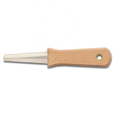 Hardwood handle insulation roofing knife