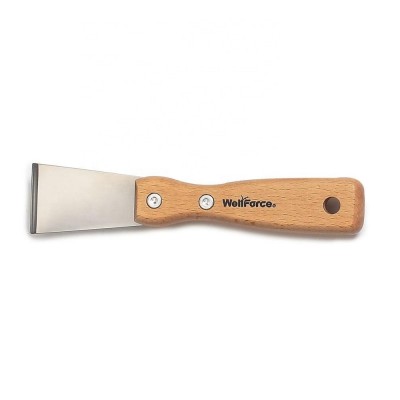 Dual Maple putty knife, HC steel wall scraper